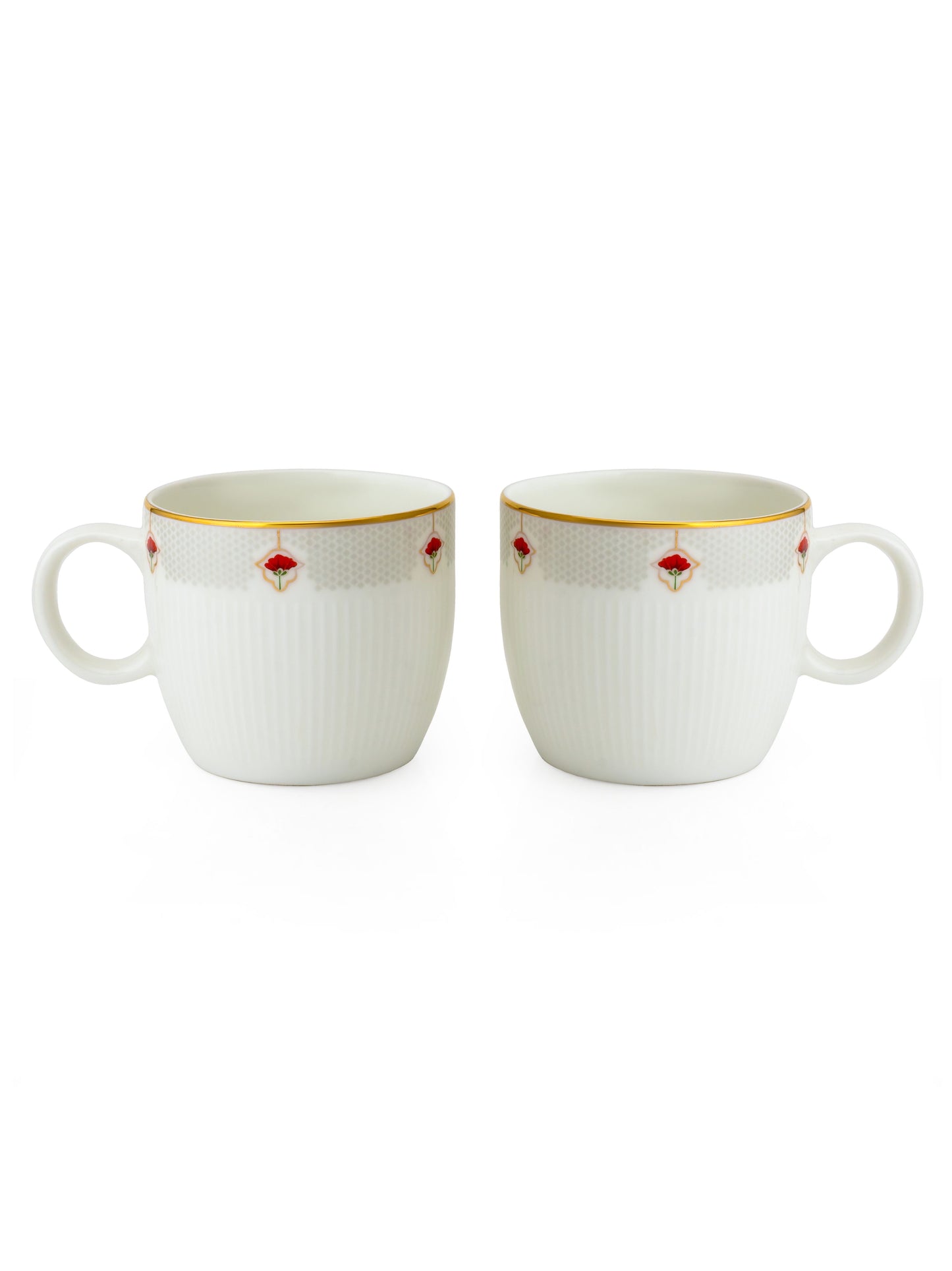 Barrel Impression Coffee & Tea Mugs, 210ml, Set of 6 (1407)