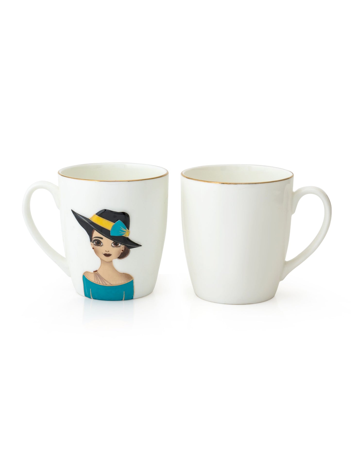 Barbie Coffee & Tea Mugs, 150ml, Set of 6 (364)