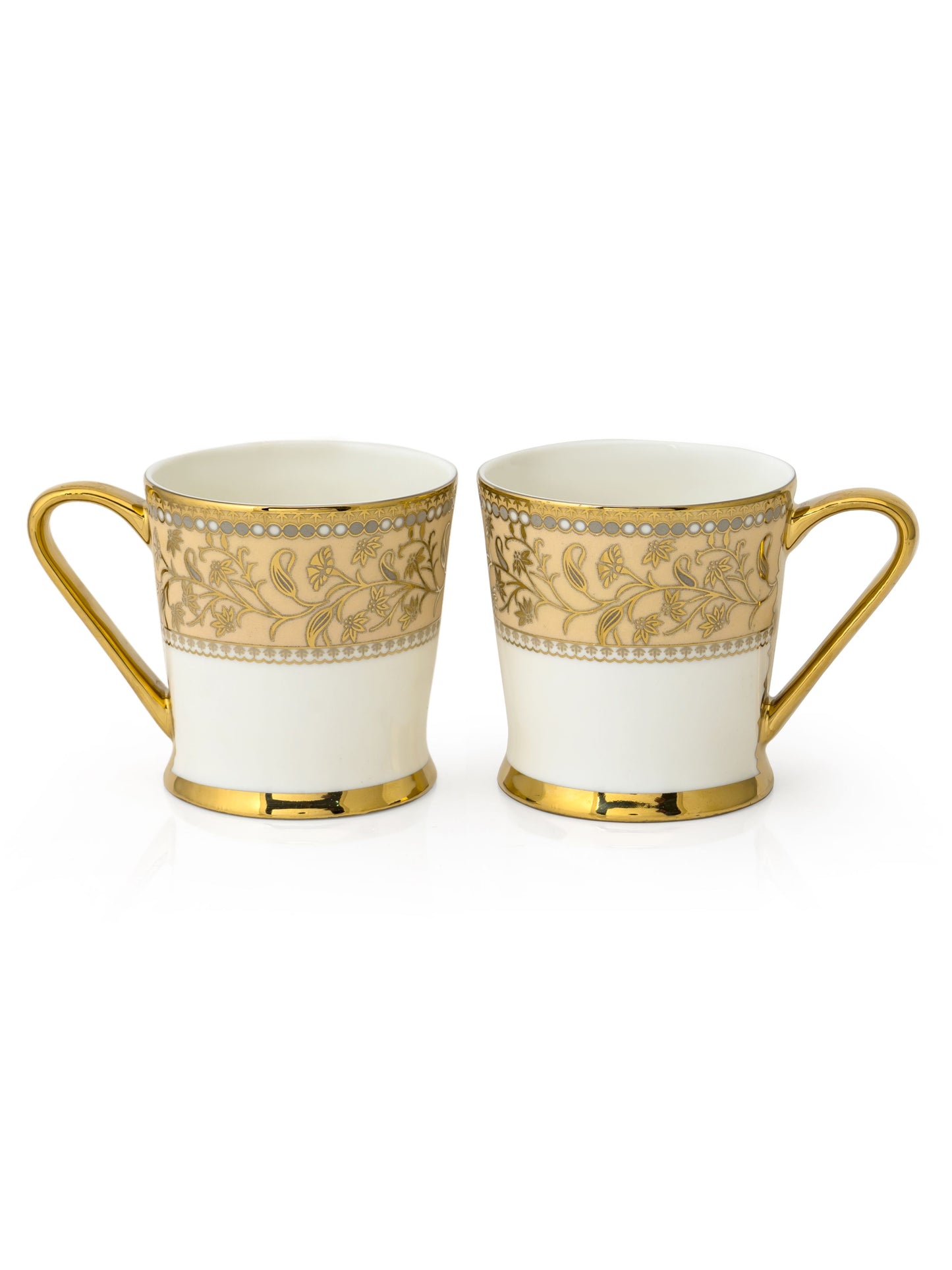 Peter Ebony Coffee & Tea Mugs, 170ml, Set of 6 (E612)