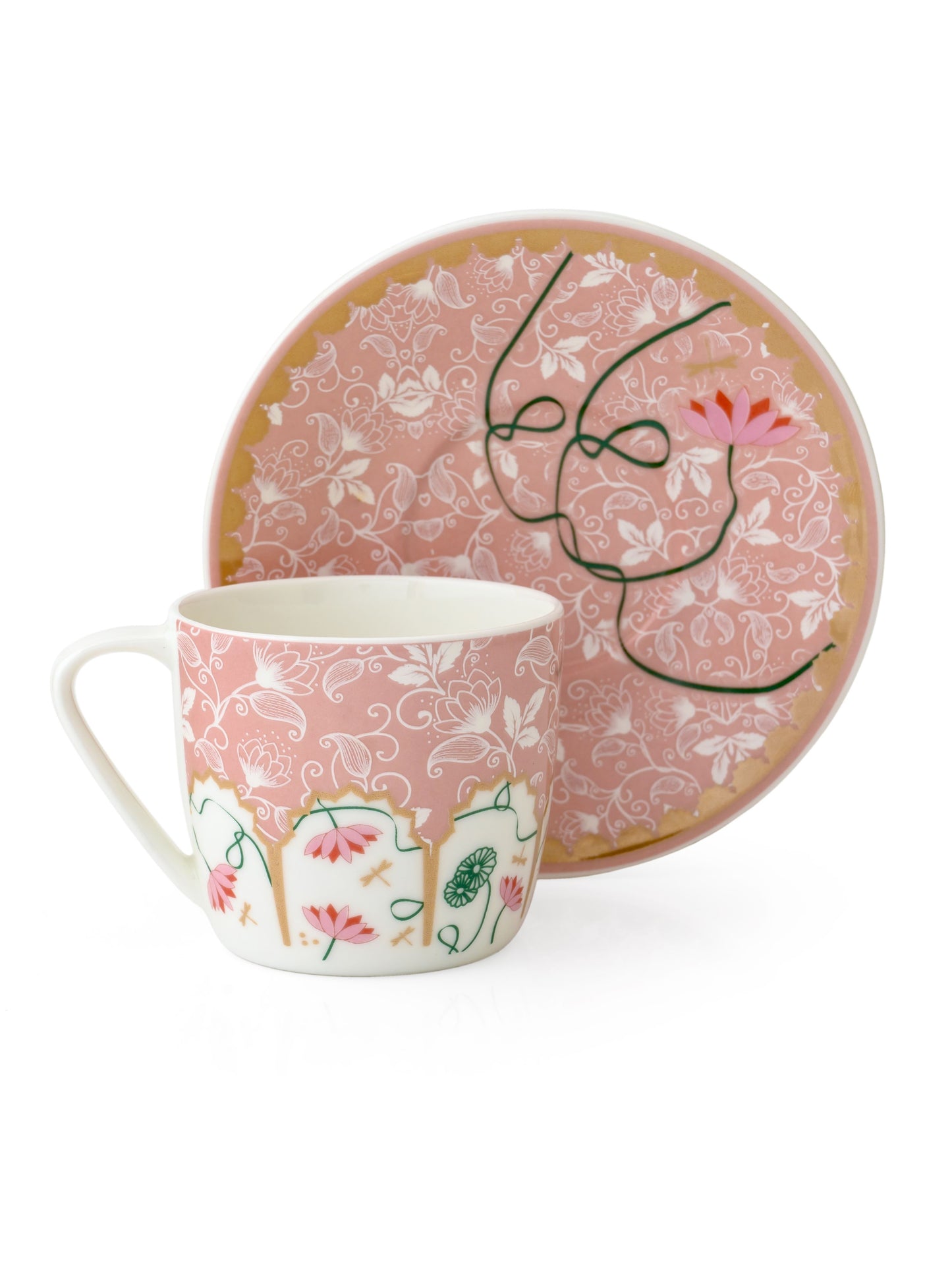 Cheers Super Cup & Saucer, 170 ml, Set of 12 (6 Cups + 6 Saucers) (S386)