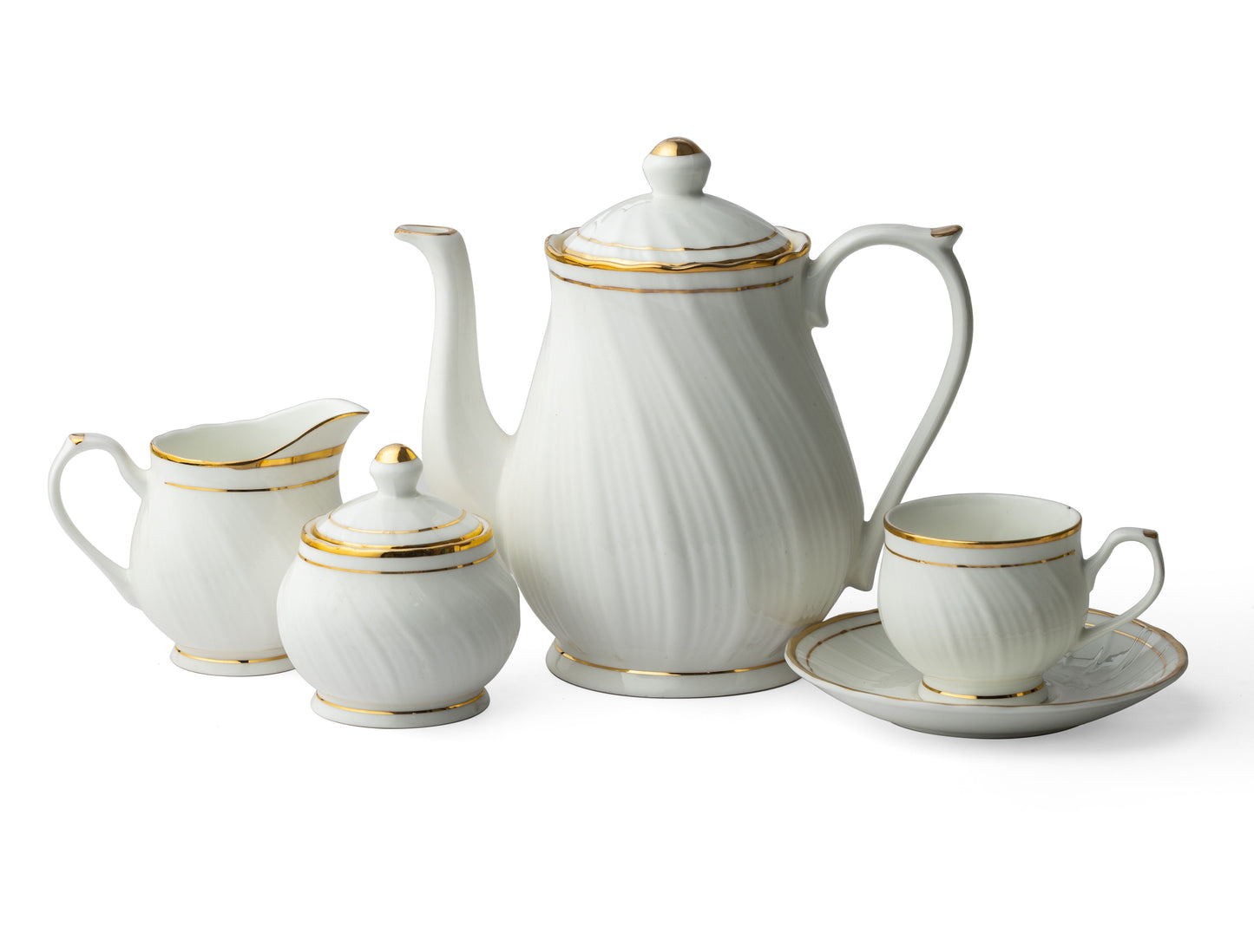 Clay Craft Karina Goldline 310 Tea Set of 15