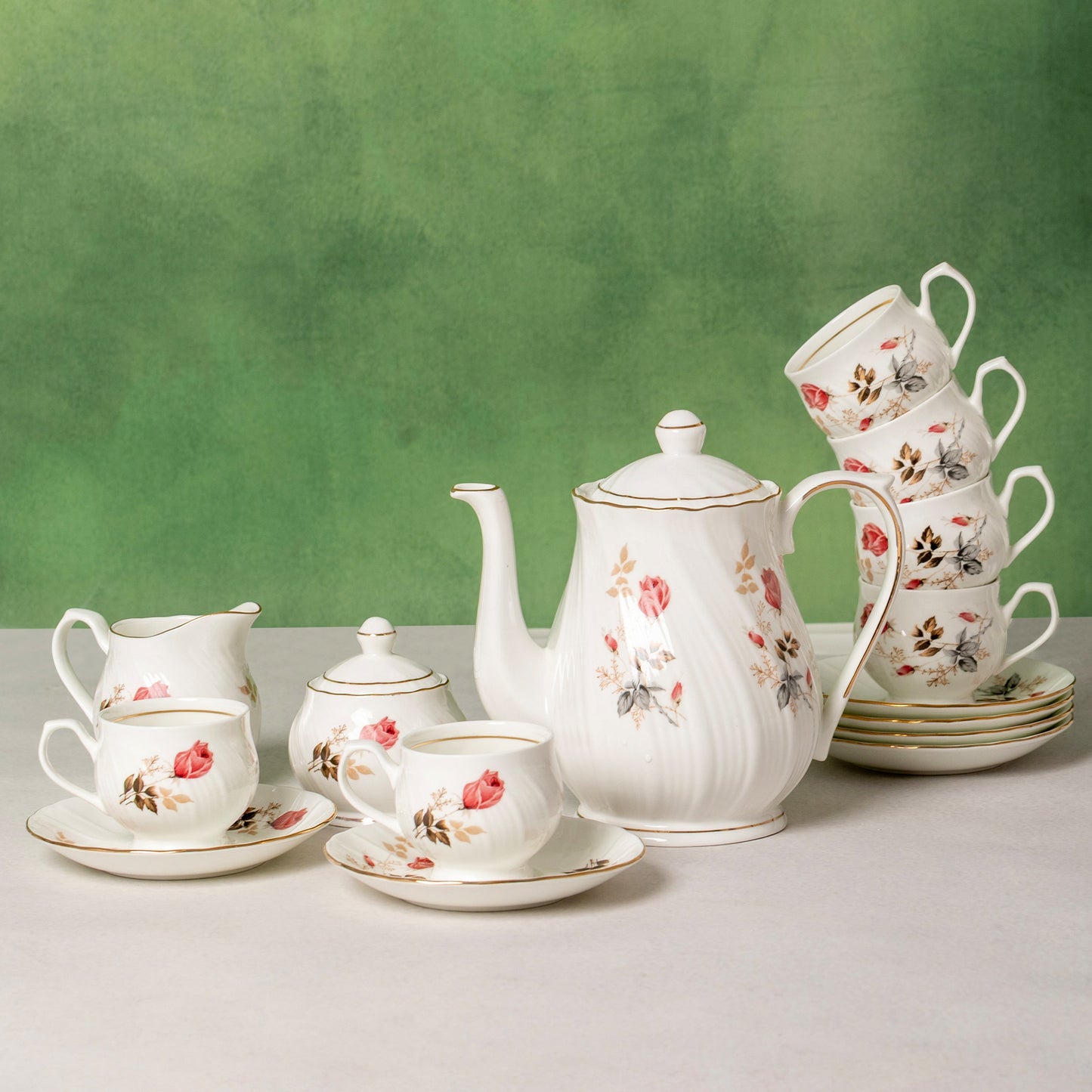 Clay Craft Karina Tea Set of 15 (182)