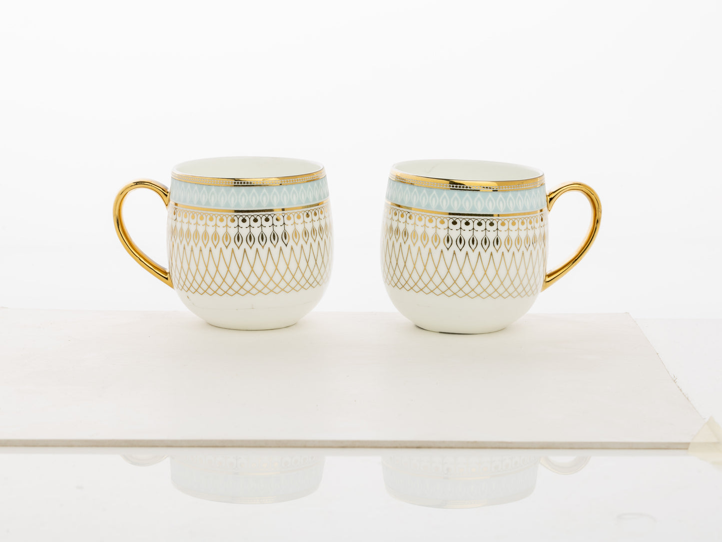 Clay Craft Charli Ebony Coffee & Tea Mugs Set of 6 (E608)