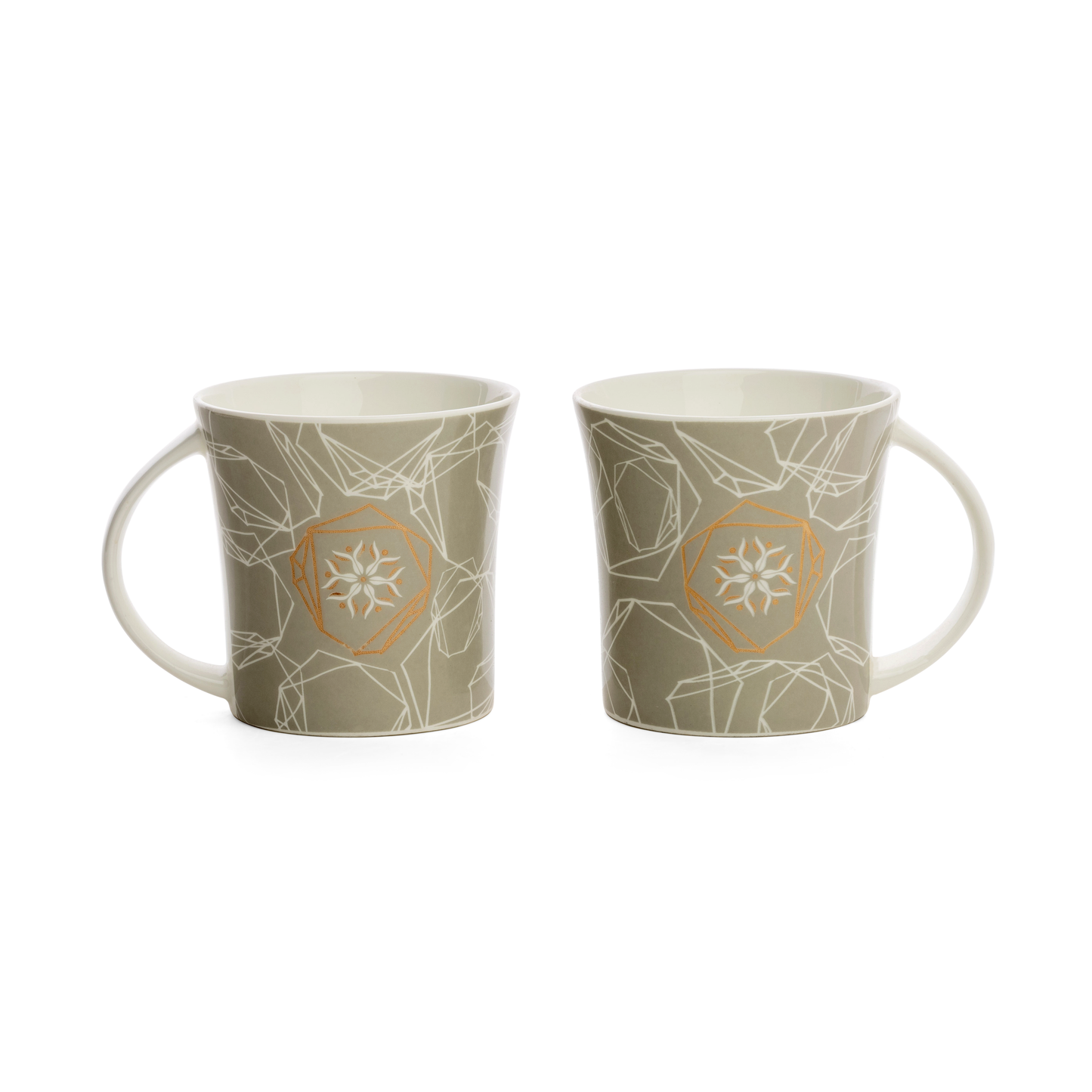 Clay Craft Director Hilton Coffee & Tea Mugs Set of 6 (H363)