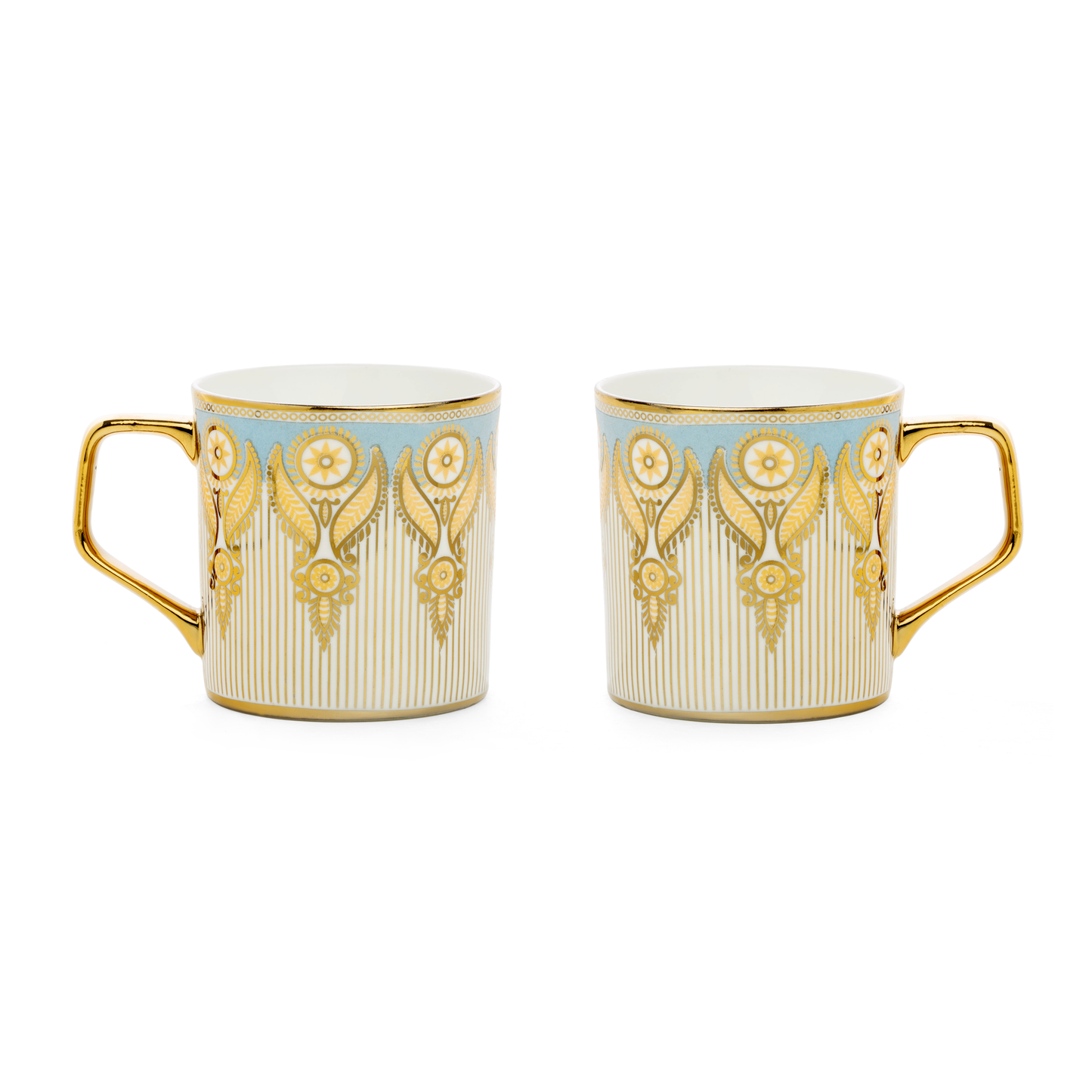CLAY CRAFT COFFEE MUG GOLD SERIES SET OF 6 PCS