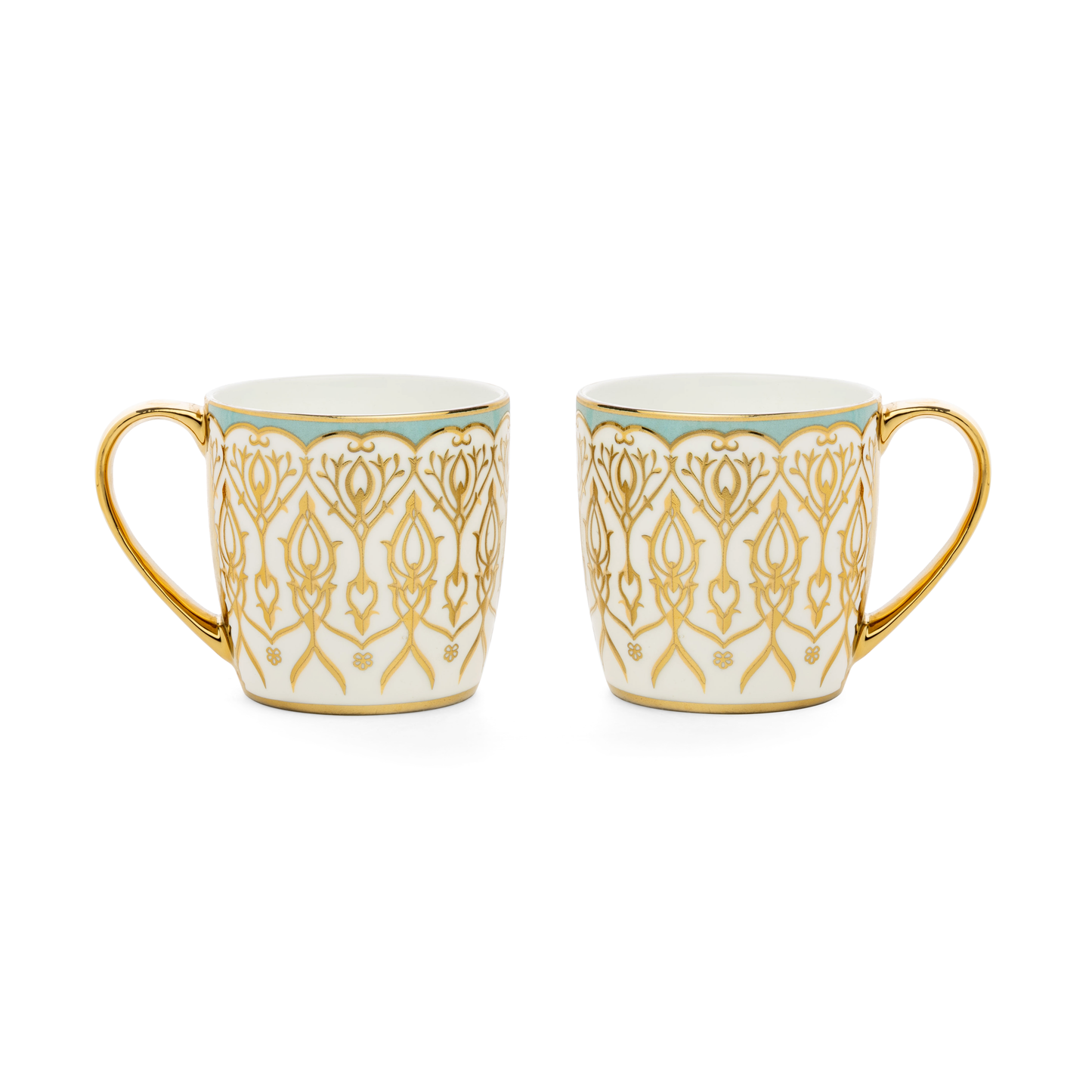 Clay Craft Alton Ebony Coffee & Tea Mugs Set of 6 (E629)