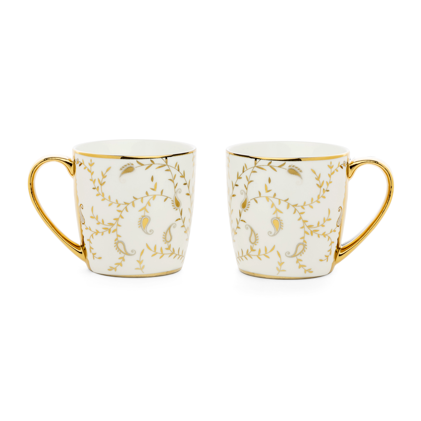 Clay Craft Alton Ebony Coffee & Tea Mugs Set of 6 (E658)