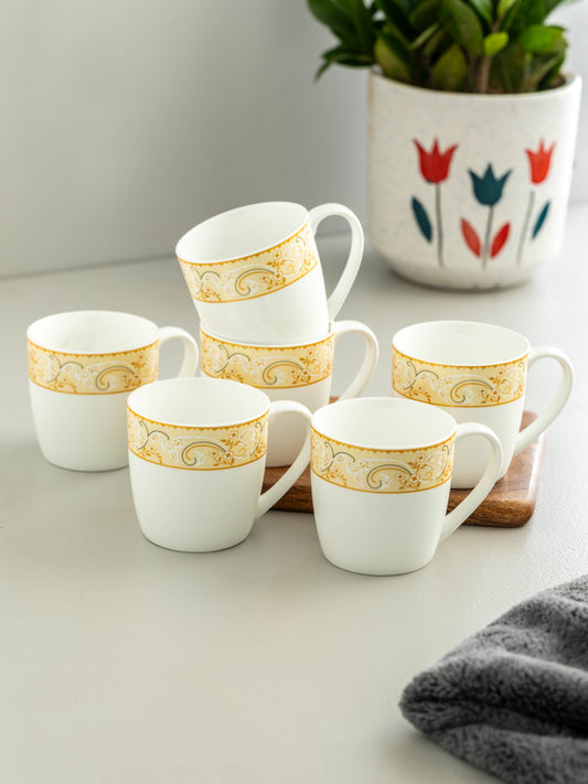 Clay Craft Alton Super Coffee & Tea Mugs Set of 6 (S302)