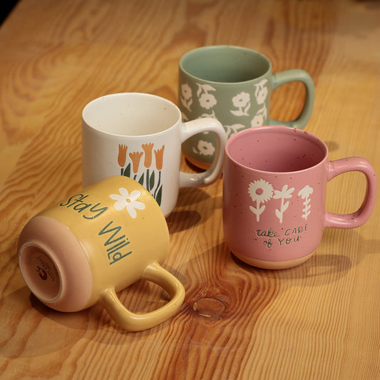 Martha Pebble Ceramic Coffee & Milk Mug, 360ml
