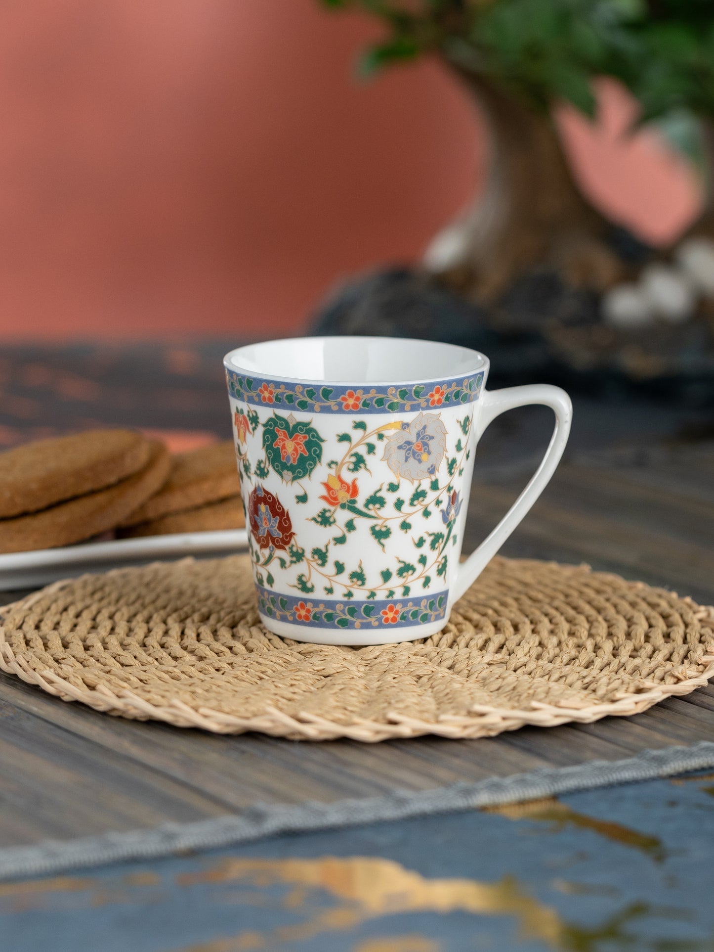 Clay Craft Rock Hilton Coffee & Tea Mugs Set of 6 (H376)