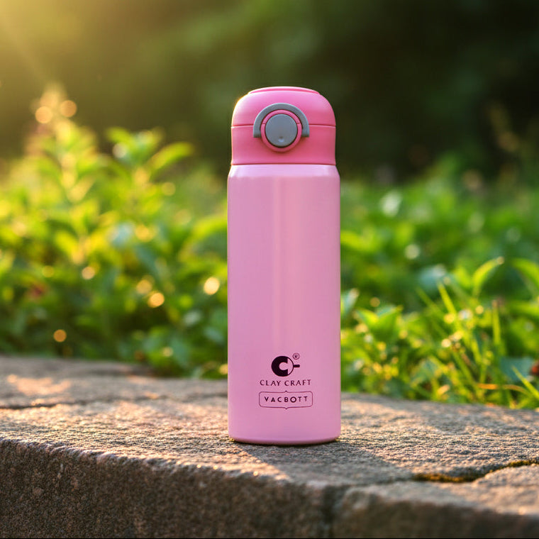 Vacbott Vacuum Bottle Sonic Pro One-Touch Lid | 24-Hour Hot & Cold 550ml| BIS Certified