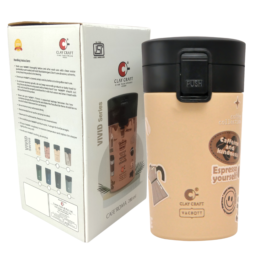 CC VB CAFEROMA TUMBLER ASSORTED 280