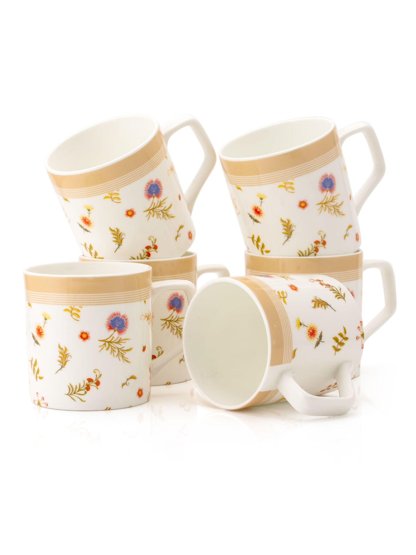 JCPL Director Gardenia Coffee & Tea Mug Set of 6 (GS305)
