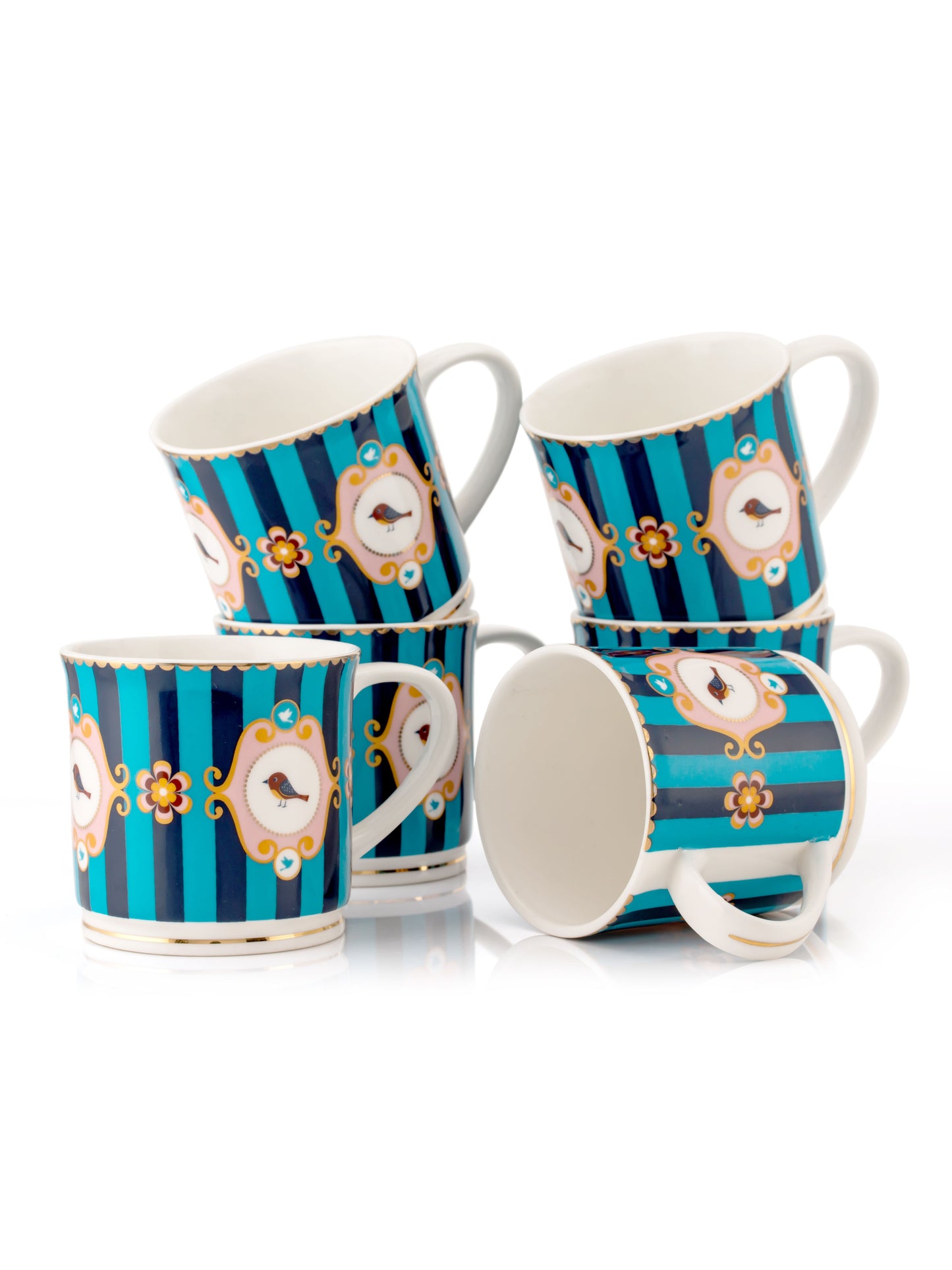 JCPL Fresco Ziva Coffee & Tea Mug Set of 6 (FS405)