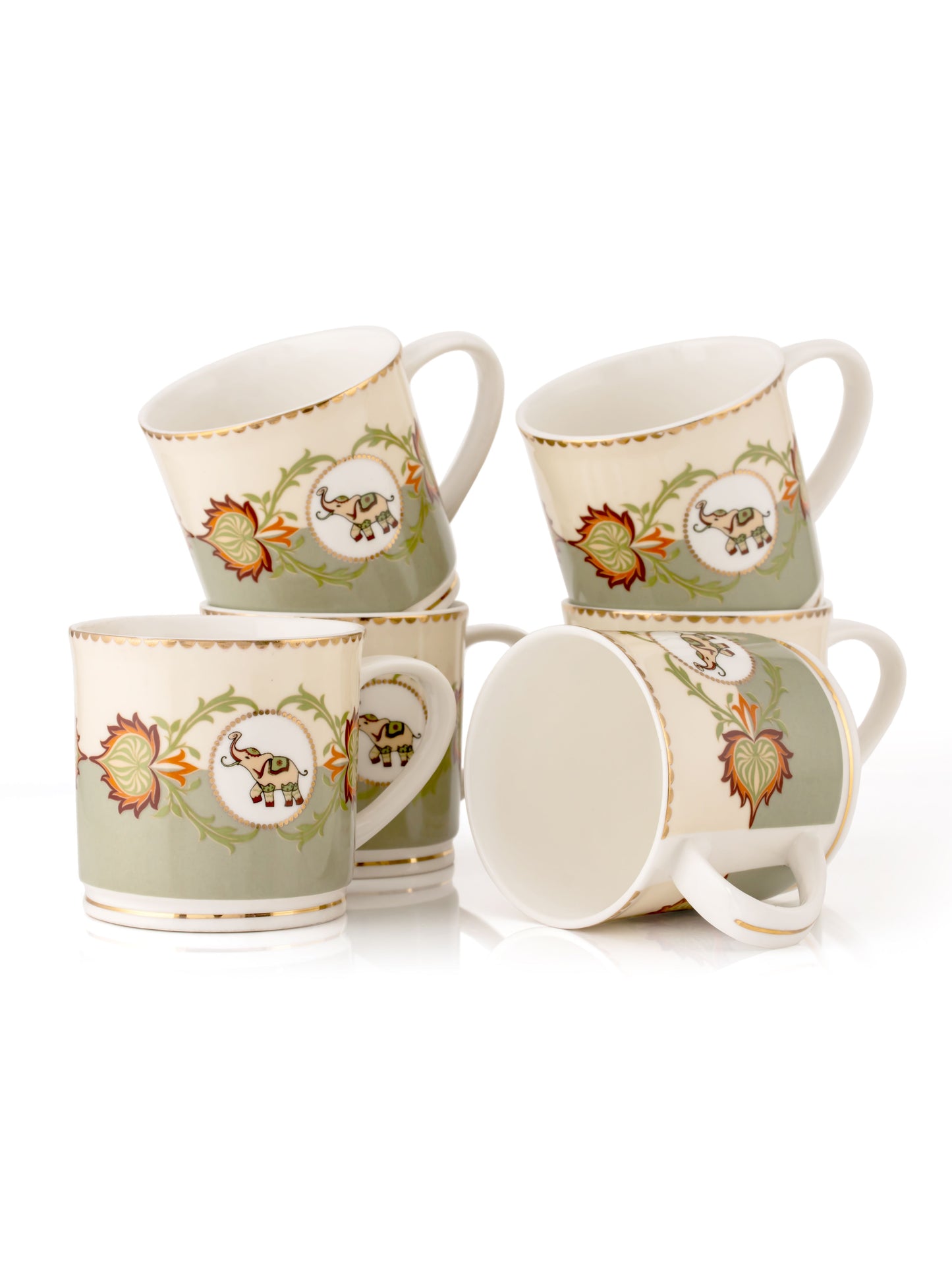 JCPL Fresco Ziva Coffee & Tea Mug Set of 6 (FS406)