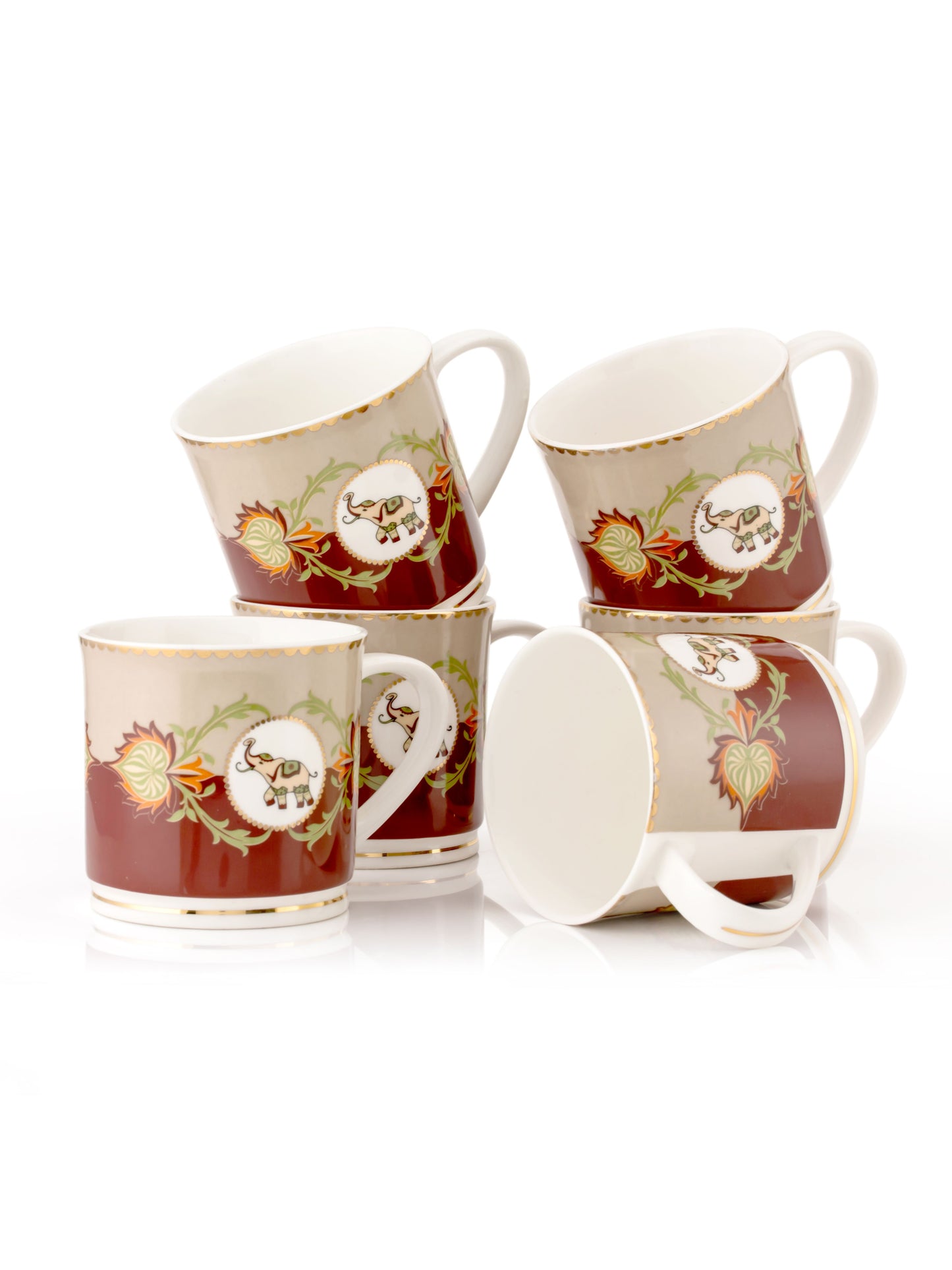 JCPL Fresco Ziva Coffee & Tea Mug Set of 6 (FS407)