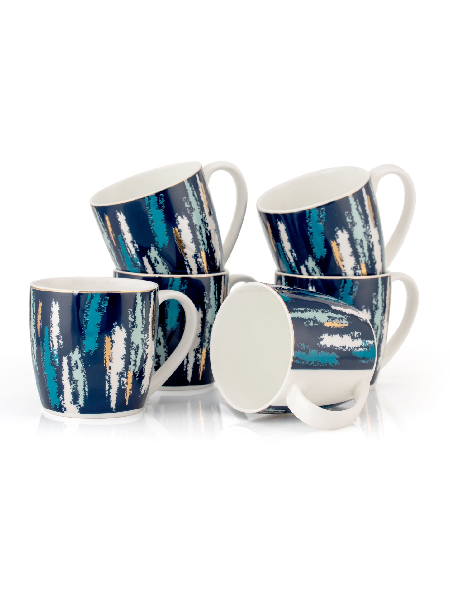 JCPL Alton Posh Coffee & Tea Mug Set of 6 (D406)