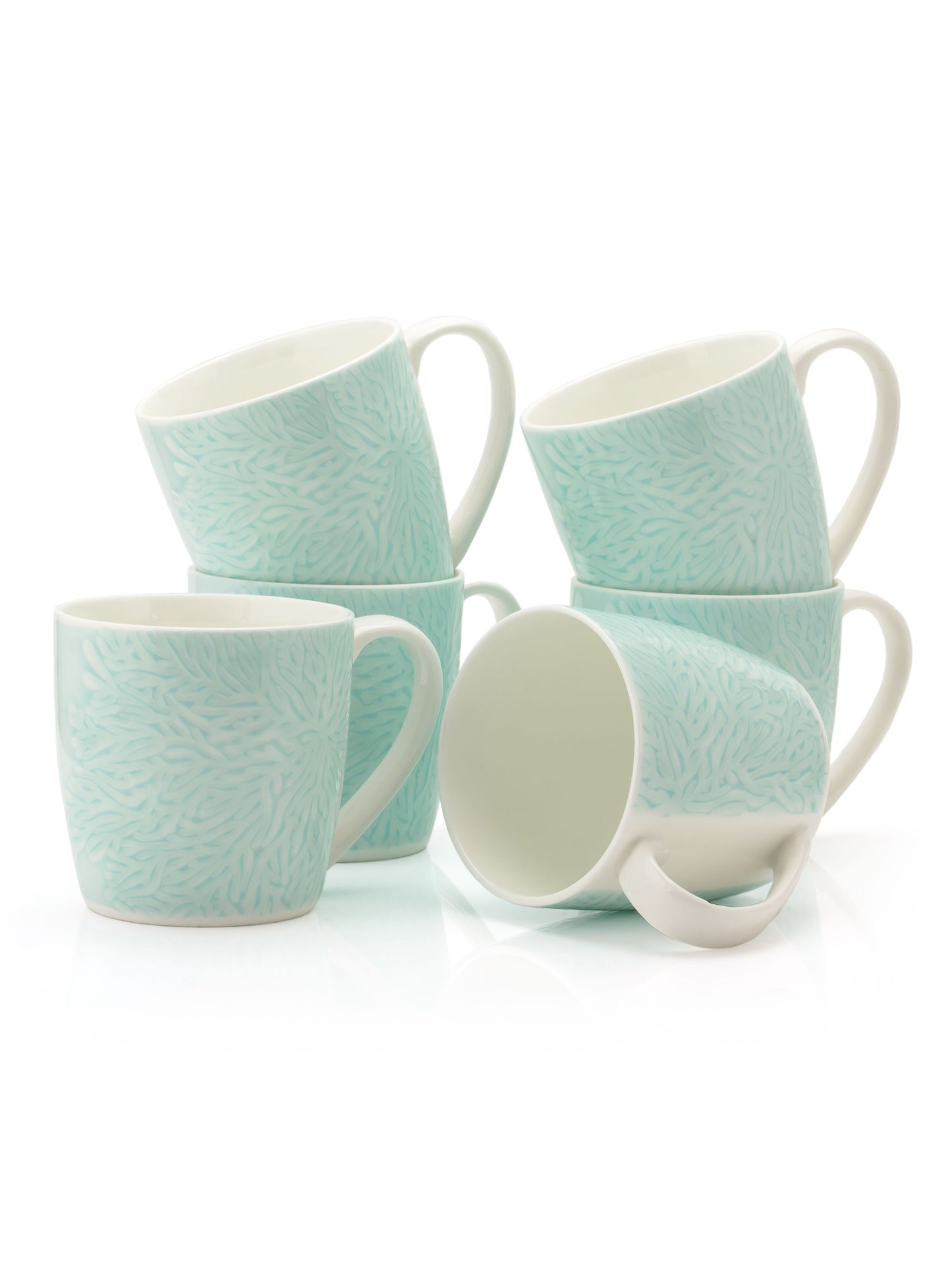JCPL Alton Vanilla Coffee & Tea Mug Set of 6 (V410)