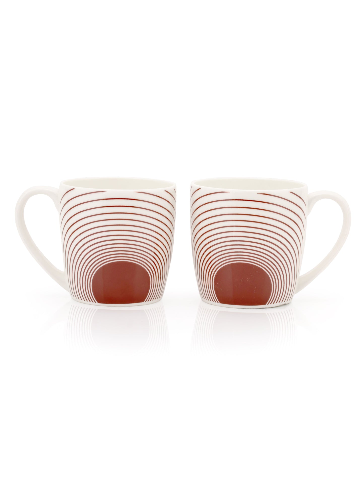 JCPL Alton Hilton Red Coffee & Tea Mug Set of 6 (334)