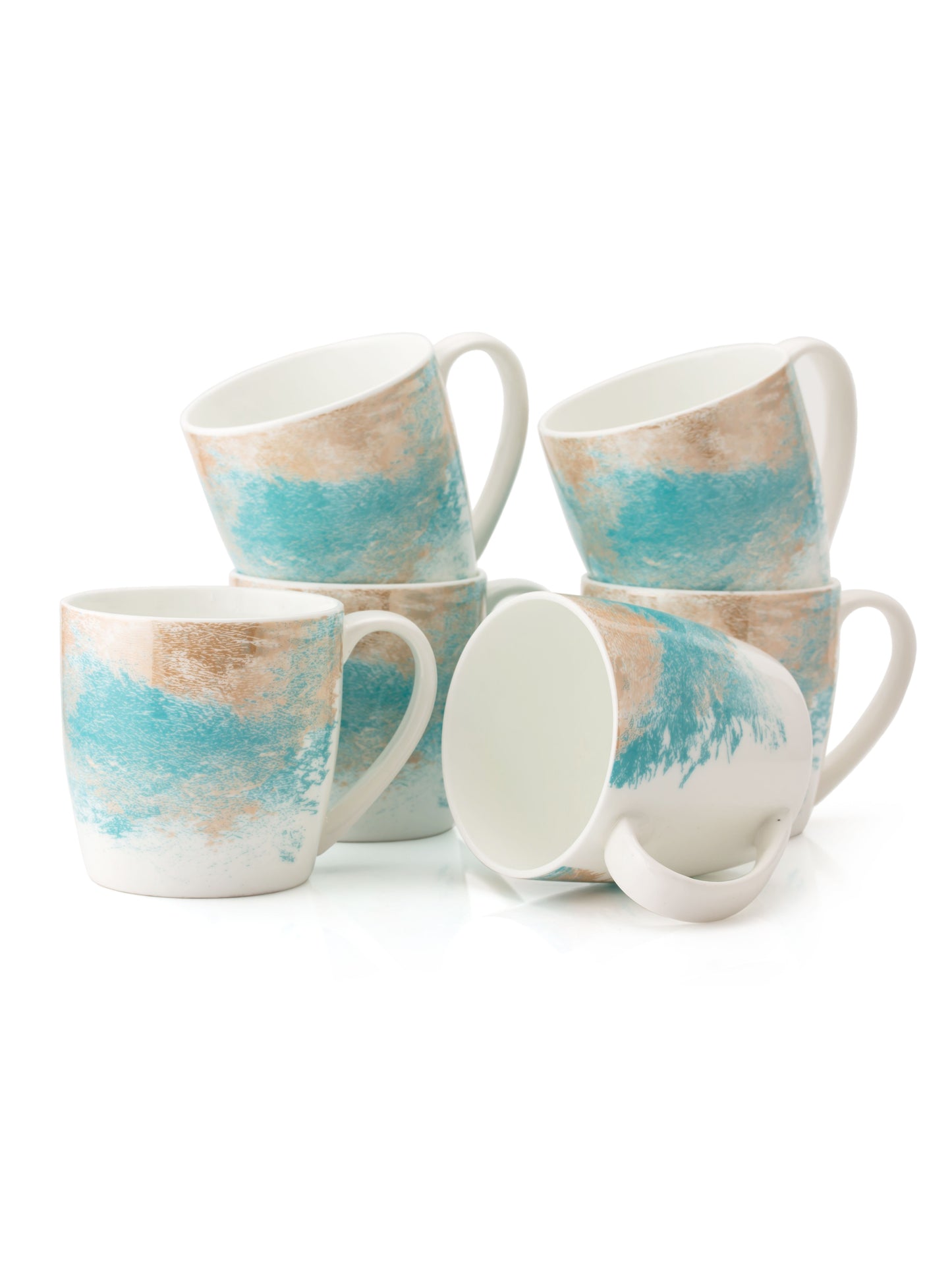 JCPL Alton Lava Coffee & Tea Mug Set of 6 (L11)