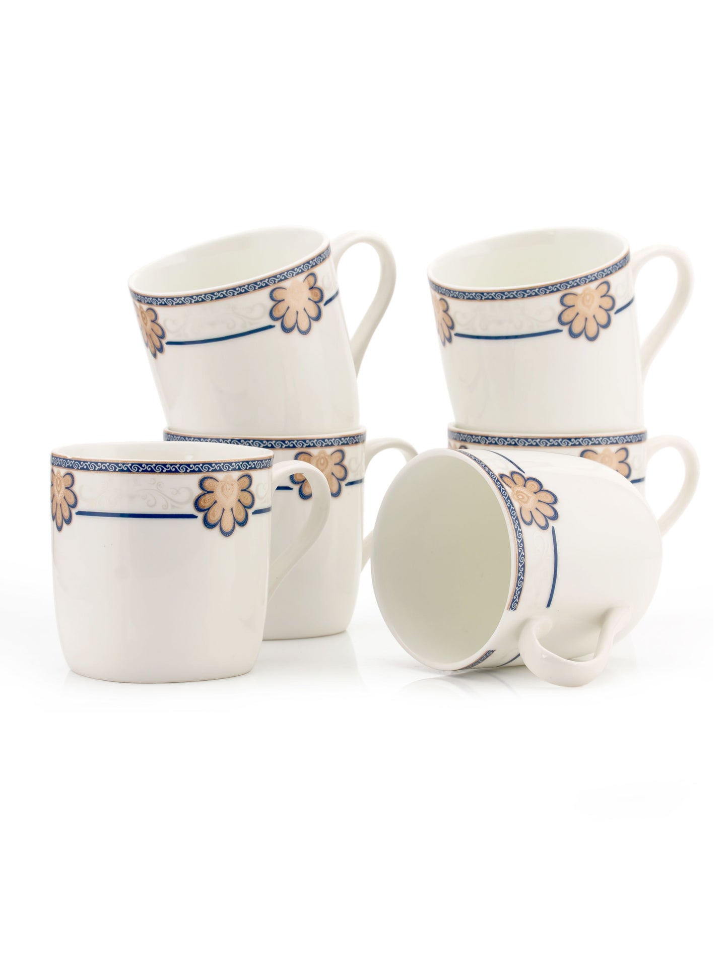 JCPL Asian Super Coffee & Tea Mug Set of 6 (373)