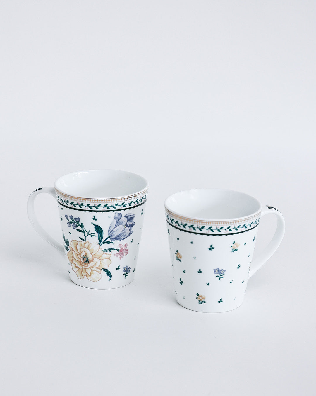 Magique by The Wishing Chair x Clay Craft, Emerald Ribbon Tawa Platter with Zing Medium mug Set