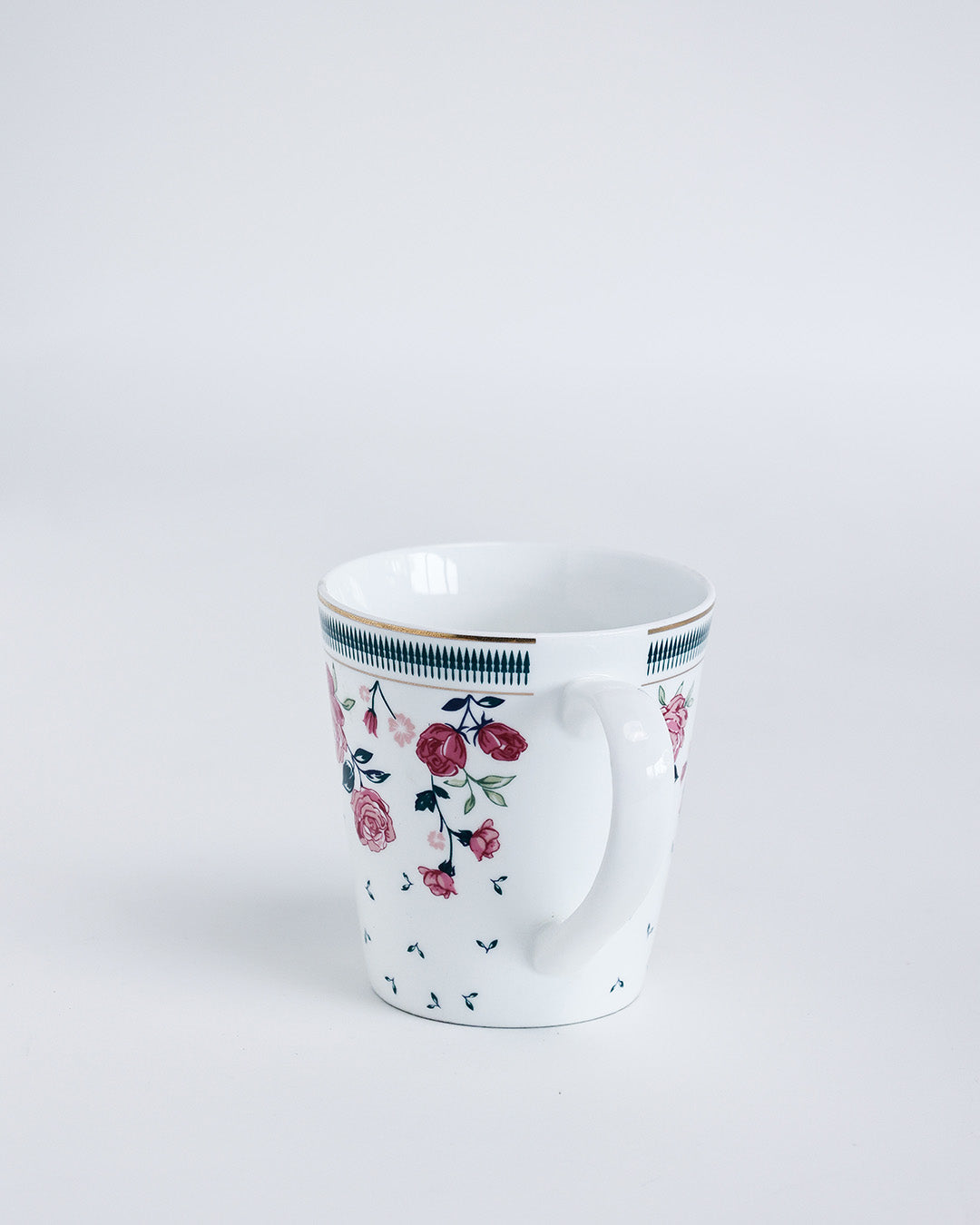Magique by The Wishing Chair x Clay Craft, Portrait of a Rose Tawa Platter with Zing Medium mug Set