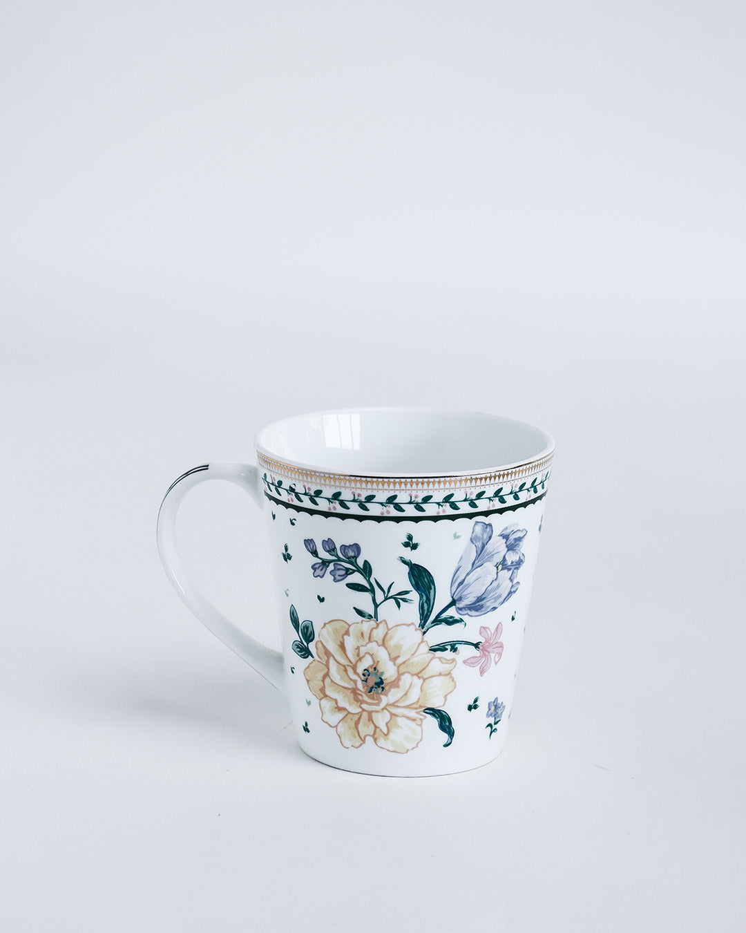 Magique by The Wishing Chair x Clay Craft, Emerald Ribbon Tawa Platter with Zing Medium mug Set