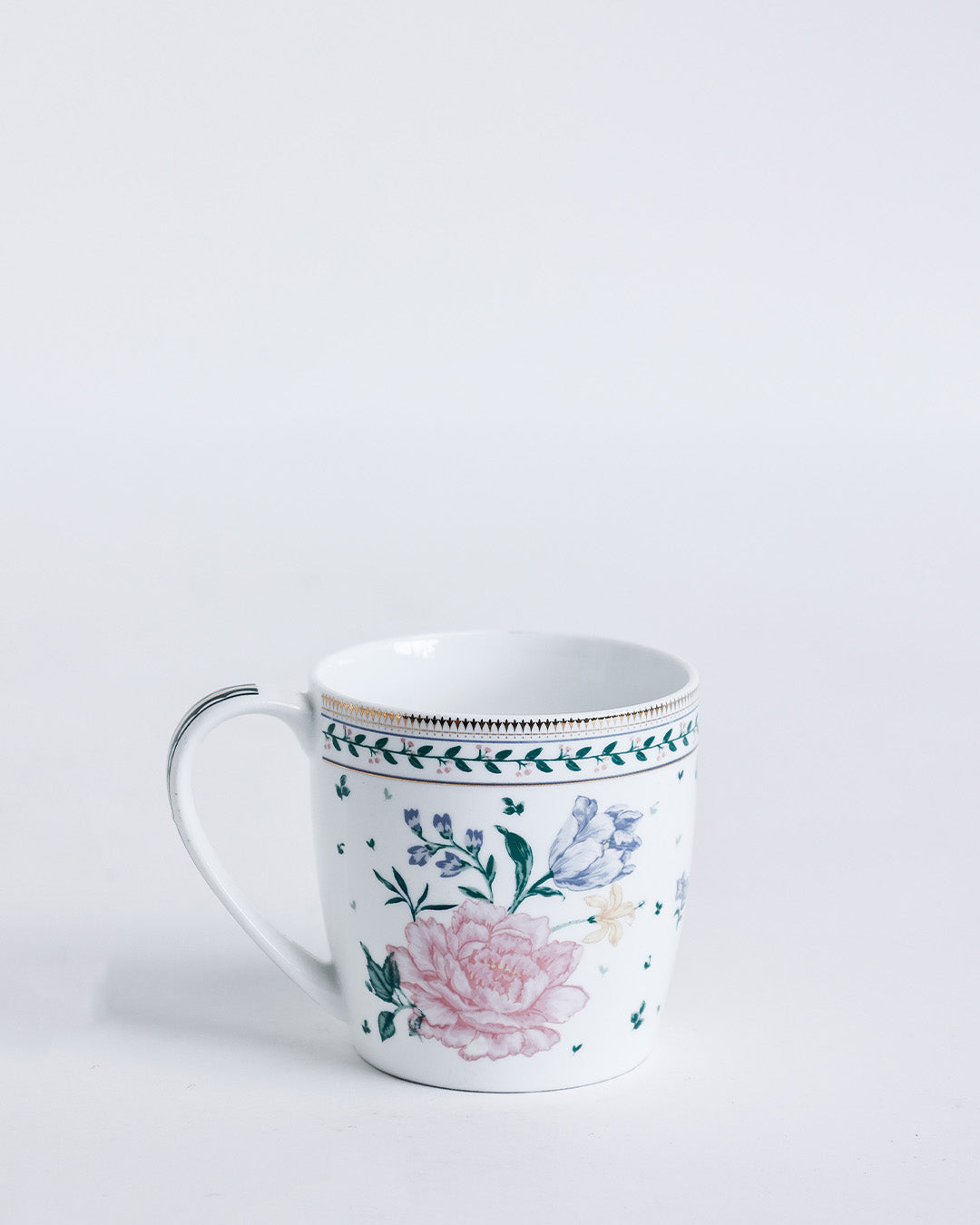 Magique by The Wishing Chair x Clay Craft, Emerald Ribbon 1 Charlie Platter with 4 Alton Mug Set