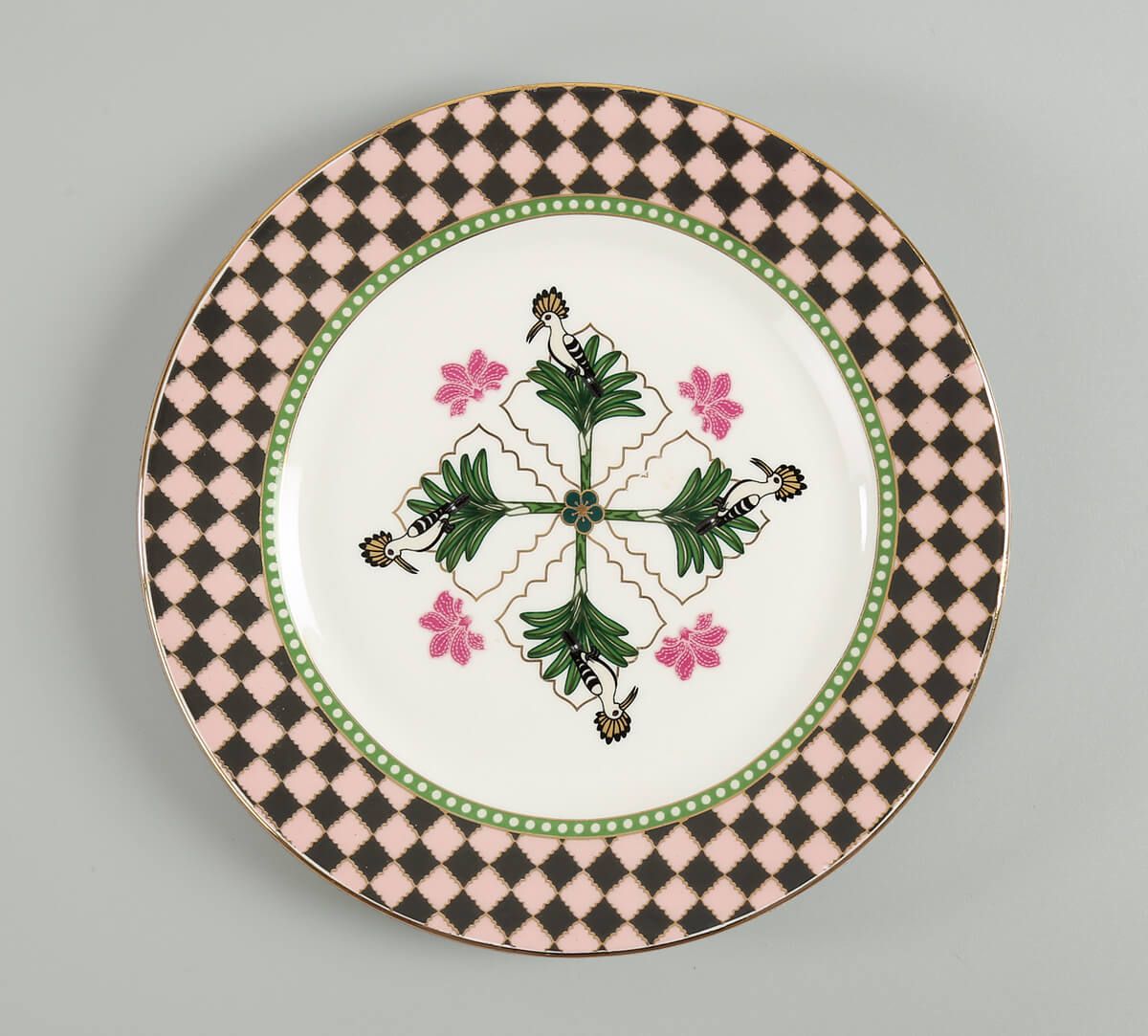 India Circus Cacatua Galerita's Realm Dinner Set - 20 Pieces, For Family of 6