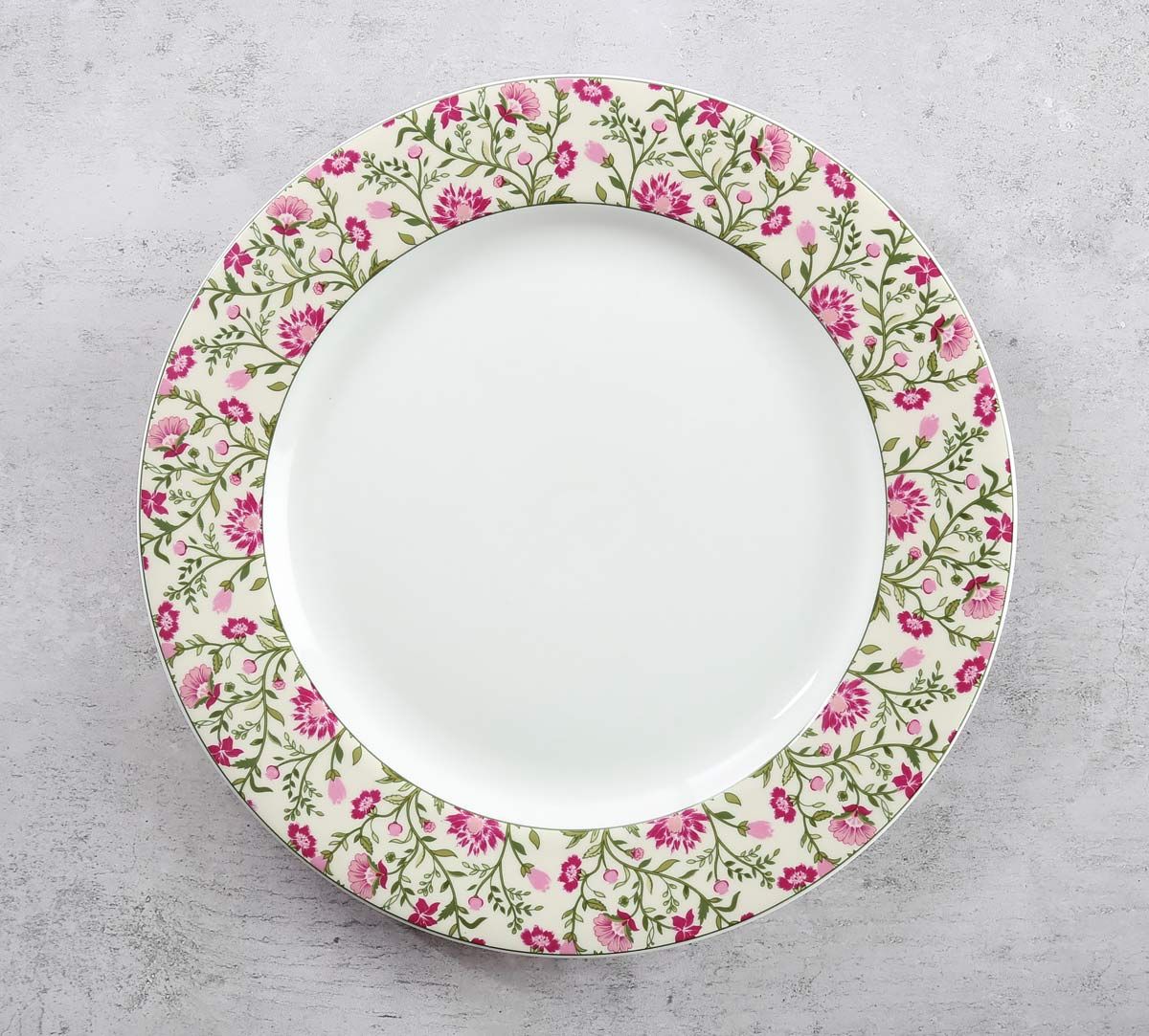 India Circus Rose Mallow Moscheutos Dinner Plate 10.5" 1 Pieces