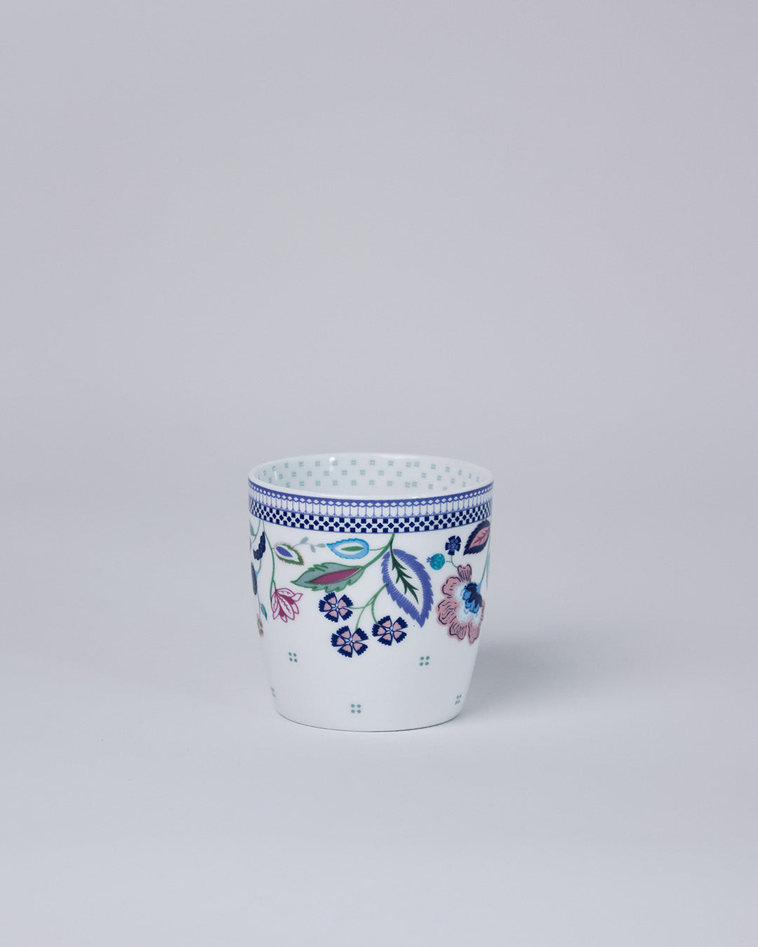 Magique x Clay Craft – Indigo Chintz Alton Coffee Mug Set of 6, 220ml-(T04)