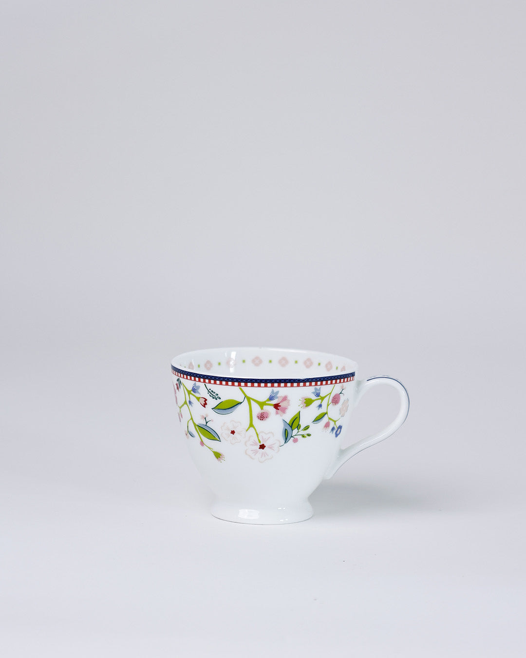 Magique by The Wishing Chair x Clay Craft Indian Summer King Ceramic Cup & Saucer Set, 180ml, Set of 12