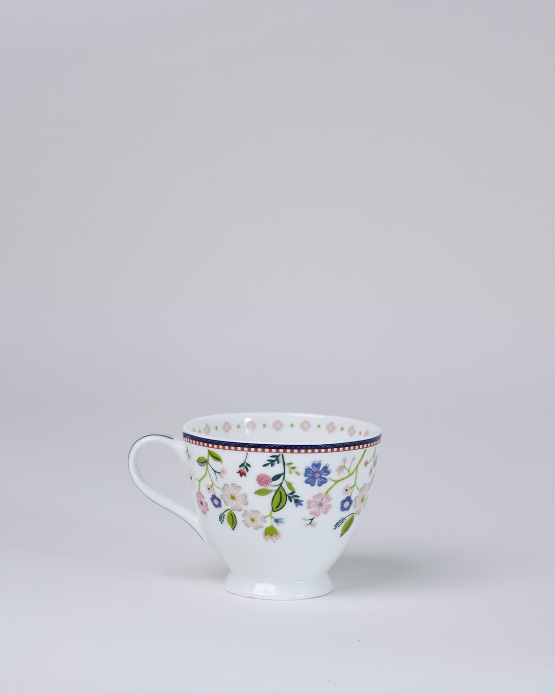 Magique by The Wishing Chair x Clay Craft Indian Summer King Ceramic Cup & Saucer Set, 180ml, Set of 12