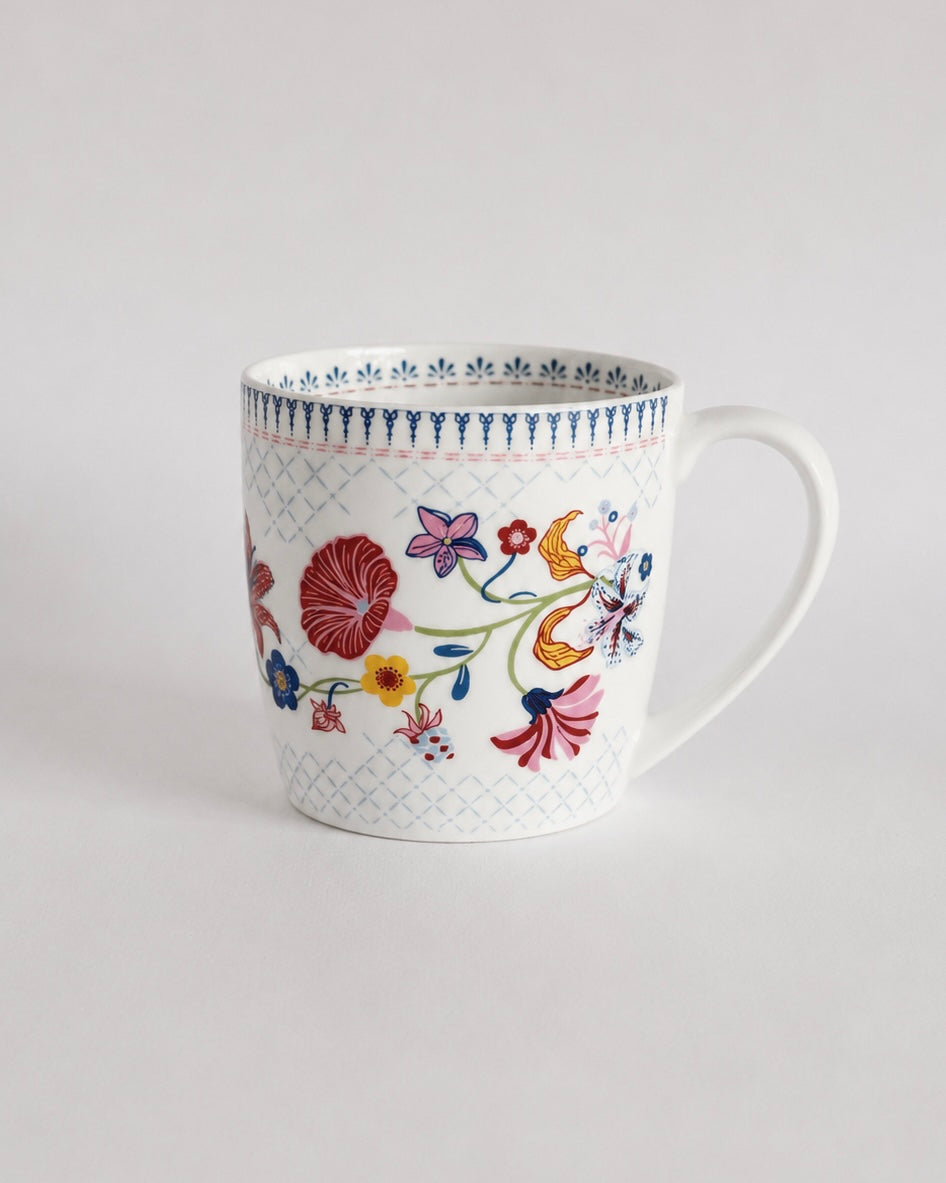 Magique x Clay Craft – French Country side Alton Coffee Mug Set of 6, 180 ml, FC468