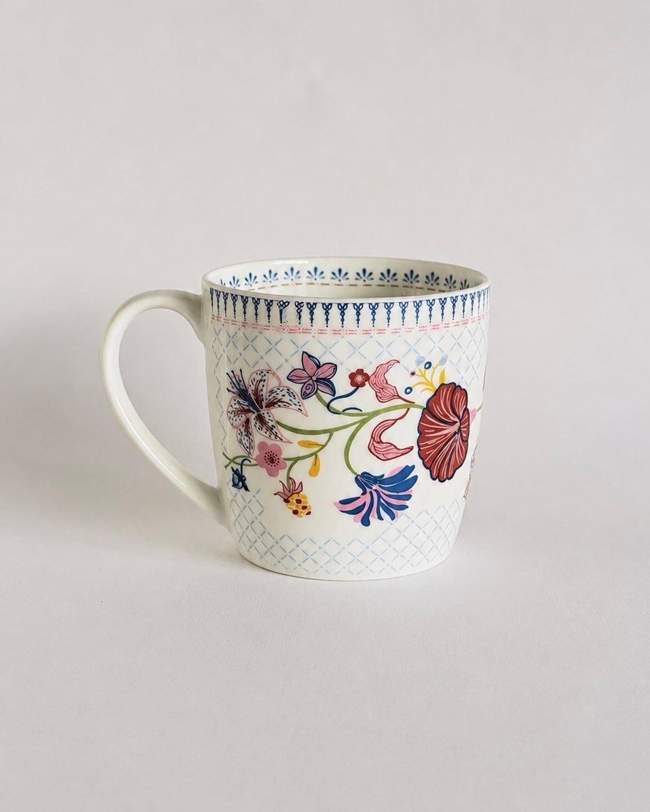 Magique x Clay Craft – French Country side Alton Coffee Mug Set of 6, 180 ml, FC468