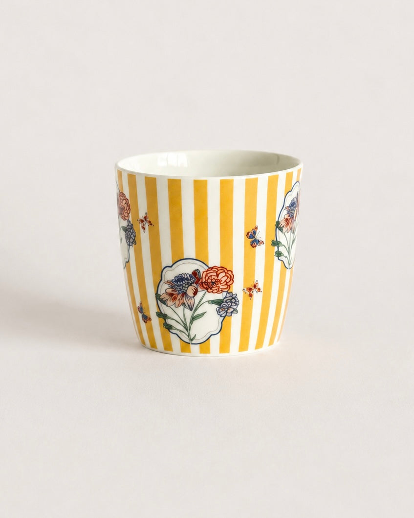 Magique x Clay Craft – Bloom Society Alton Coffee Mug Set of 6, 180 ml-(BS462)