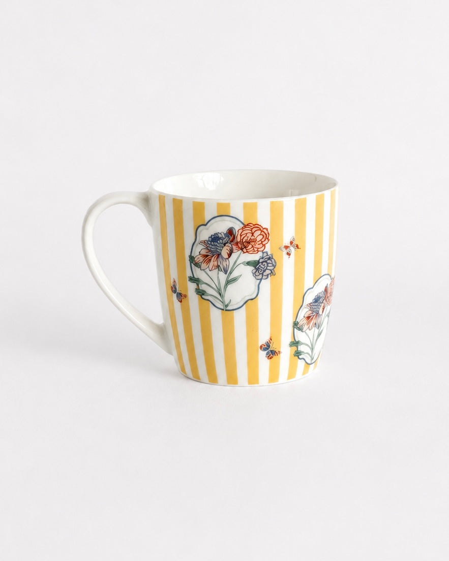 Magique x Clay Craft – Bloom Society Alton Coffee Mug Set of 6, 180 ml-(BS462)