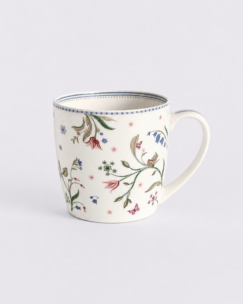 Magique x Clay Craft – Velvet Willow Alton Coffee Mug Set of 6, 180 ml-(FC468)
