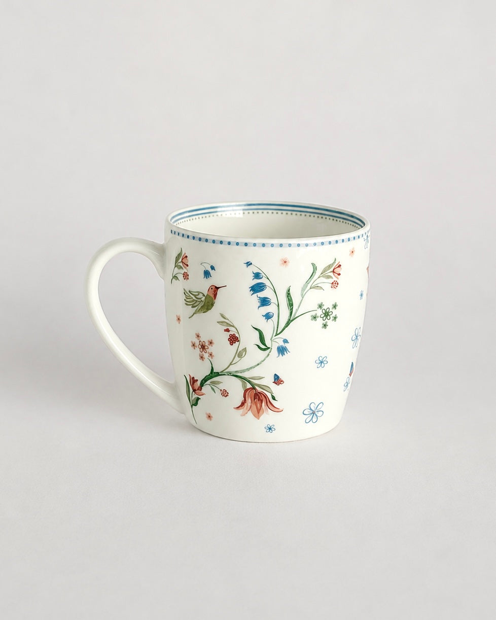 Magique x Clay Craft – Velvet Willow Alton Coffee Mug Set of 6, 180 ml-(FC468)