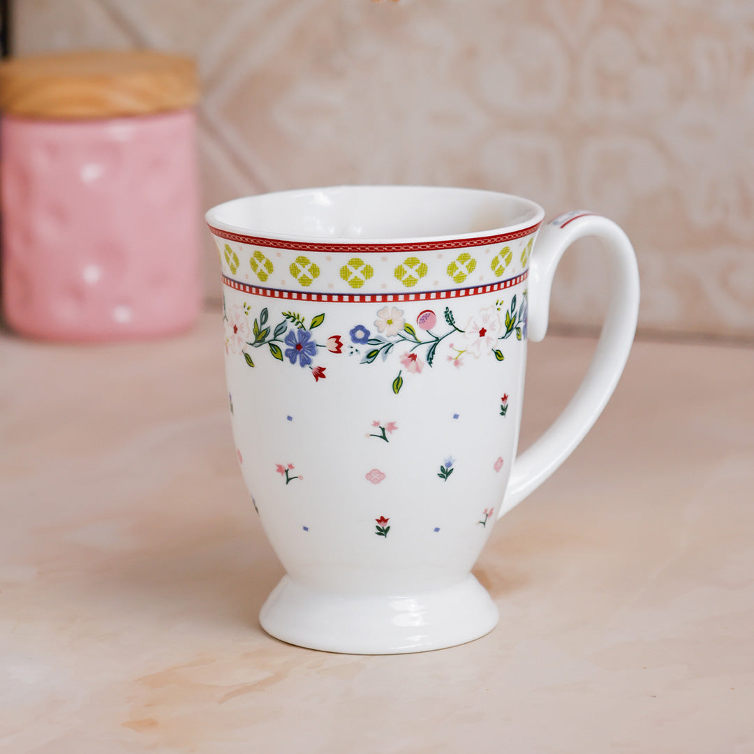 Magique x Clay Craft – Indian Summer Alley Milk/ Coffee Mug, 1 Piece, 300ml-(T05)