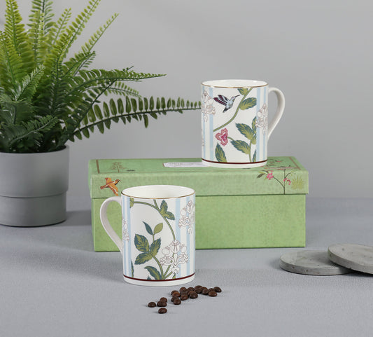 India Circus Petal Perfection Swing Milk Mug Set of 2