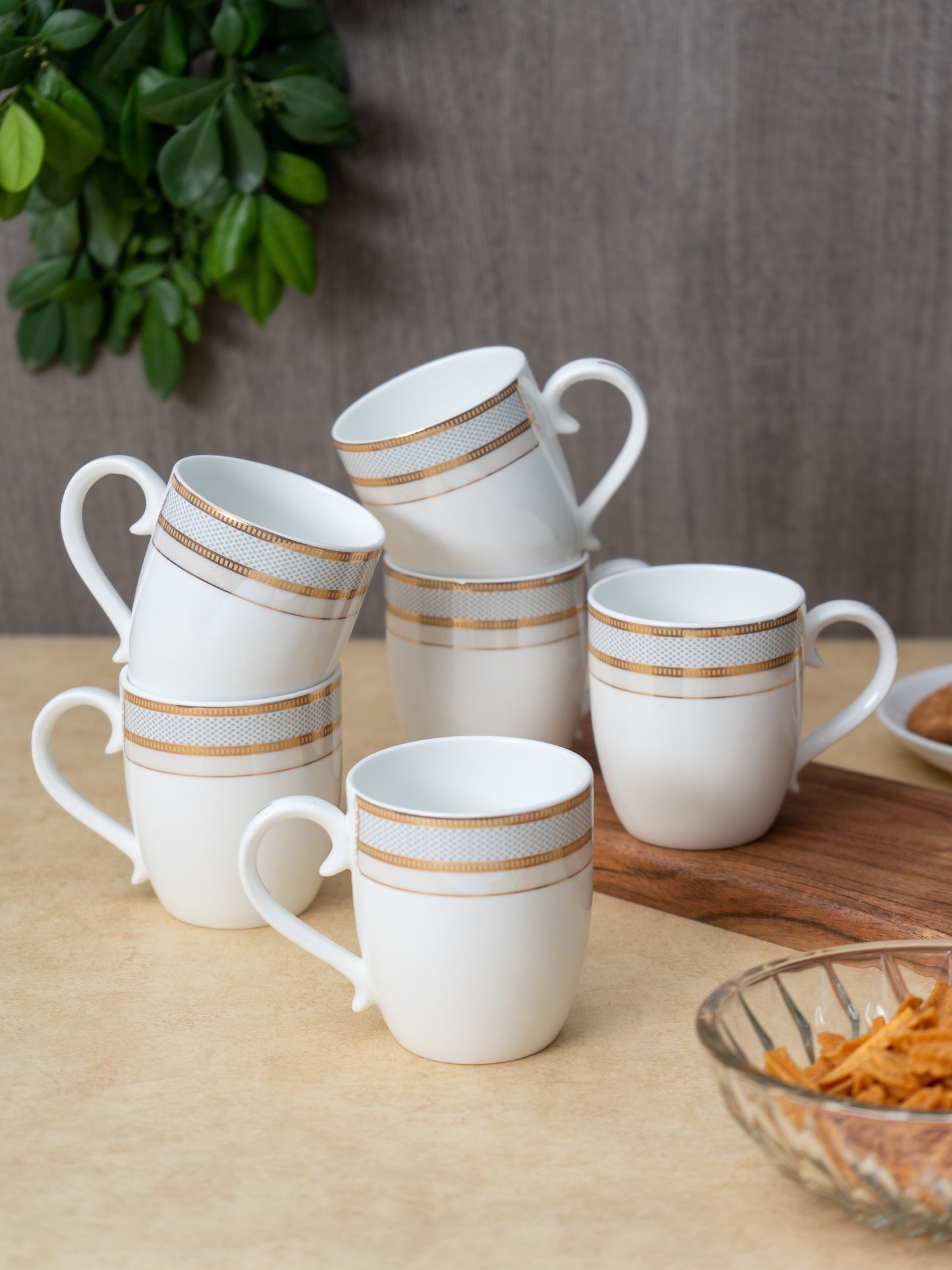 JCPL Aroma Jelly Coffee Mug/ Tea Cup, 145ml, Set of 6, AS17