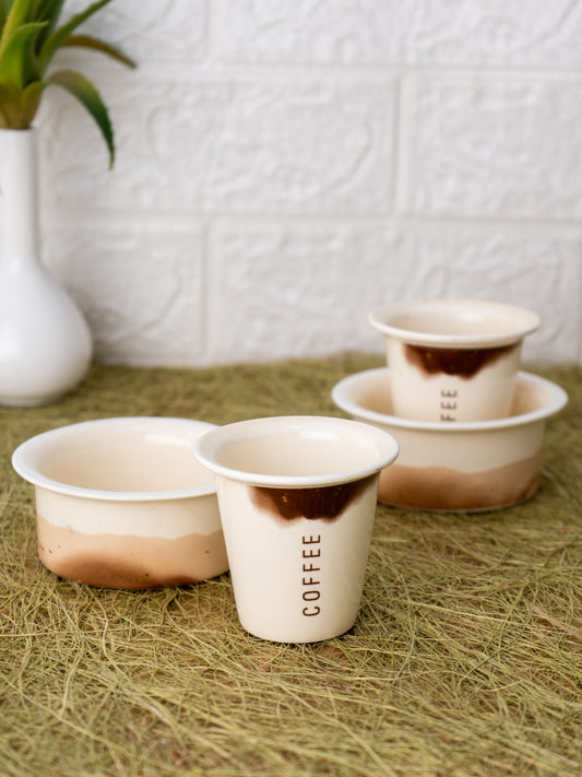 Kappa / Dabara Set of 2+2 for Filter Coffee, 150ml, Drip, K02