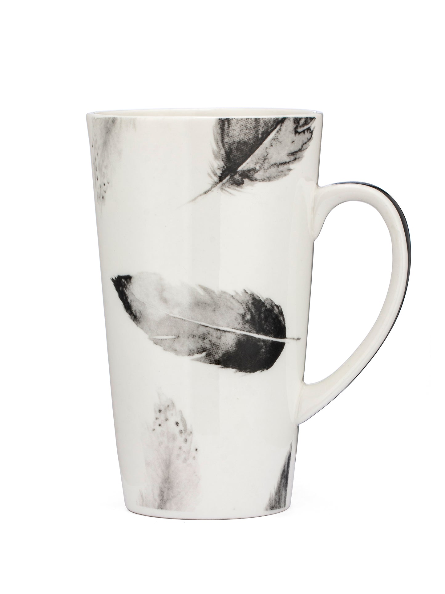 Tall Monochrome Coffee & Milk Mug, 600ml, 1 Piece (MC711)