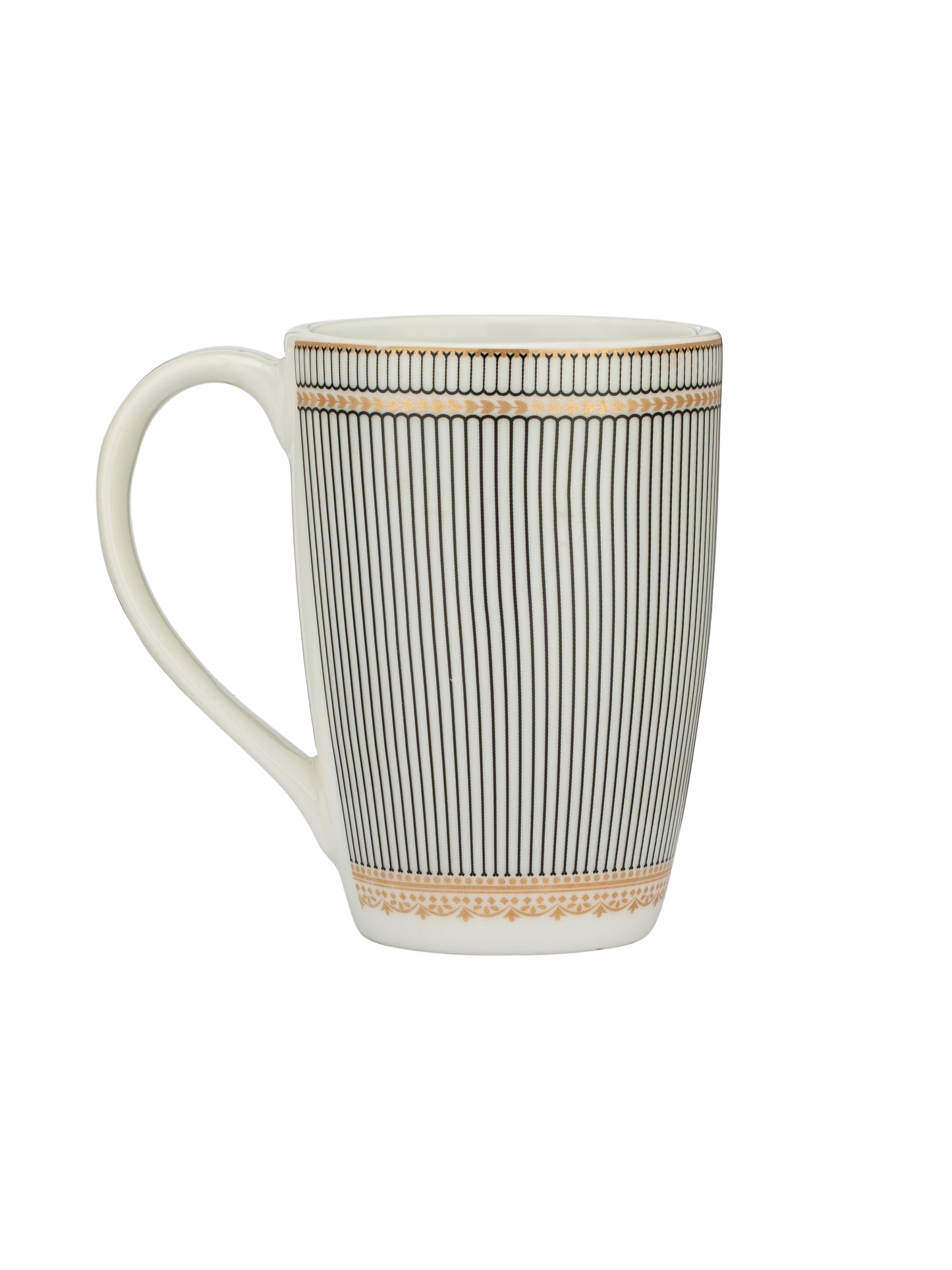 JCPL Orion Striped Coffee & Milk Mug 330ml, 1 Piece, OR2