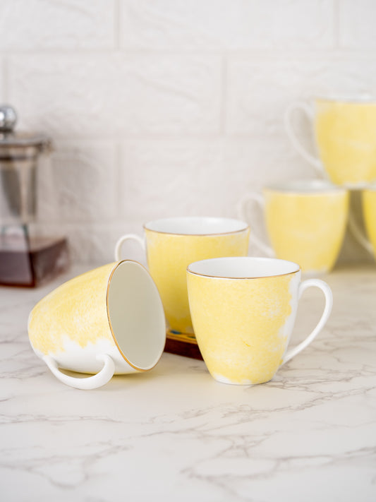 Excel Paradise Coffee & Tea Mugs, 220ml, Set of 6 (P501)