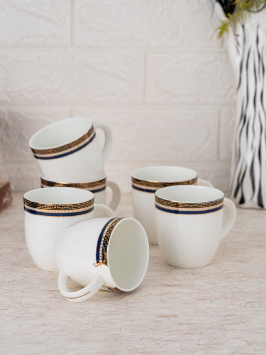 JCPL Aroma Skylight Coffee Mug/ Tea Cup, 210ml, Set of 6, Italia (AS12)