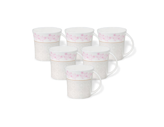 Jackson Hilton Coffee & Tea Mugs, 160ml, Set of 6 (H320)