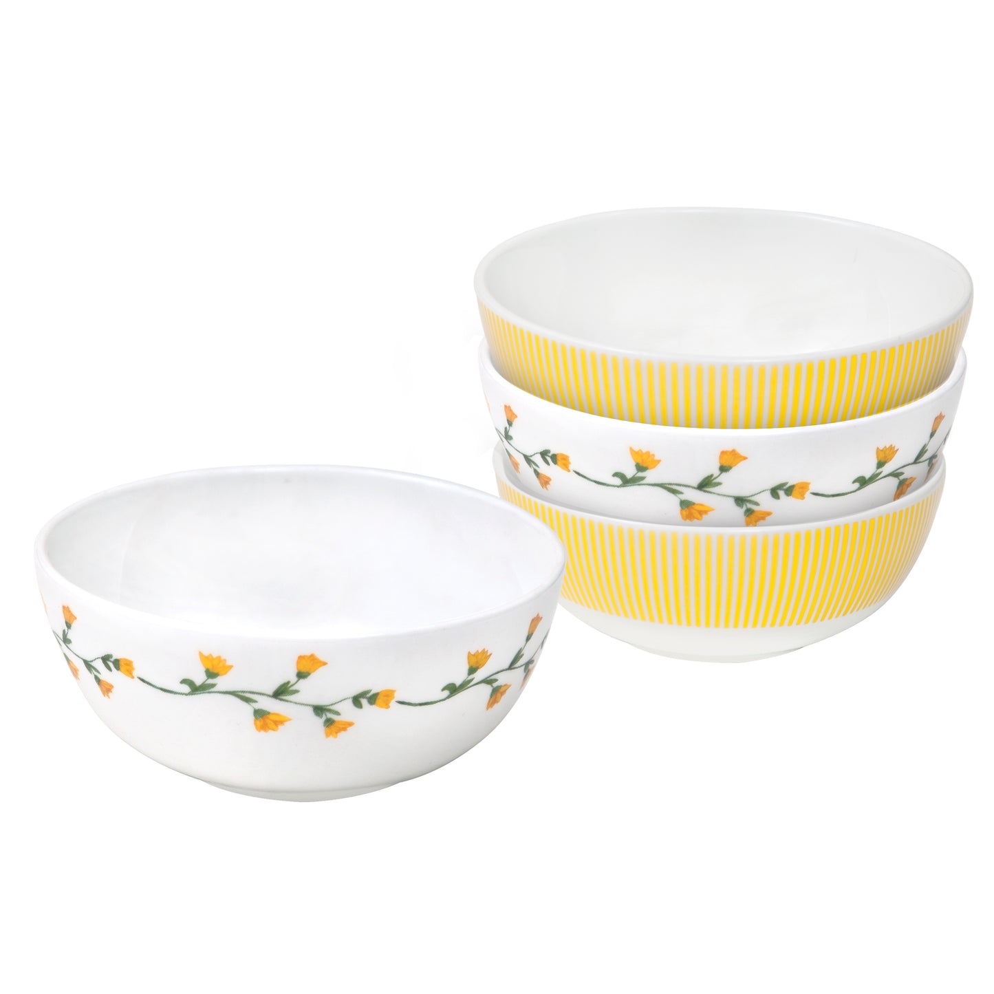 Imperial Bowl/ Katori Set of 4 Piece 10cm (Yellow)